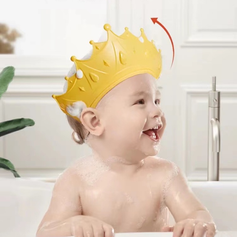 NEW Topi Keramas Anak Bayi, Topi Keramas Mandi Kancing Bayi