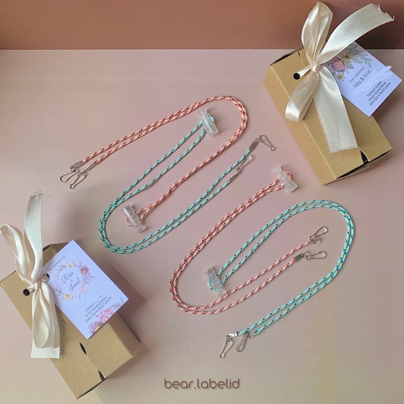 souvenir pernikahan/ souvenir pernikahan strap masker/ souvenir wedding/ souvenir pernikahan murah