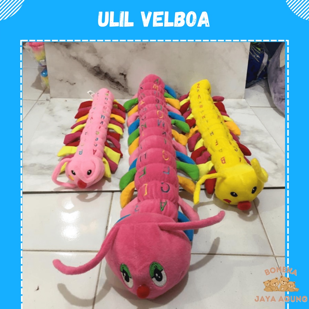 BONEKA ULAT PANJANG BONEKA ULAT MOBIL BONEKA ULIL BONEKA ULAT JUMBO BONEKA ULAT HURUF