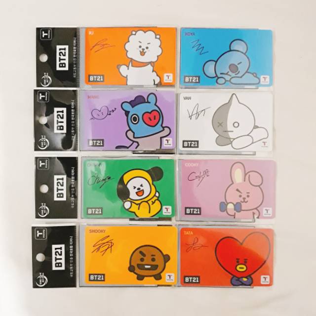 BTS BT21 T-Money / T Money Card