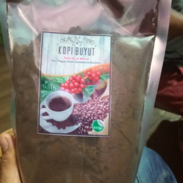 

Kopi buyut, Asli dari kopi merah pilihan yg berkualitas tinggi dan aroma khas nya mantap.