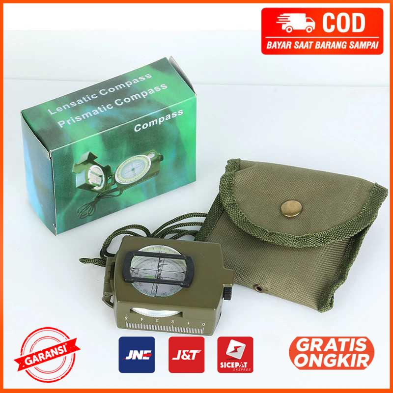 Kompas Militer Clinometer Camping Outdoor Tools