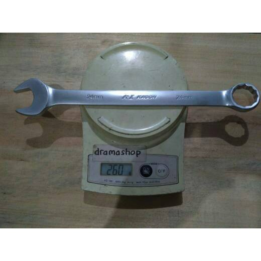 Combination Wrench Kunci Kombinasi Ring Pas 24mm CRV