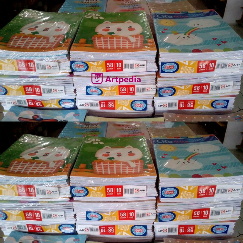 

Sidu Buku Tulis 58 Lembar 10pcs