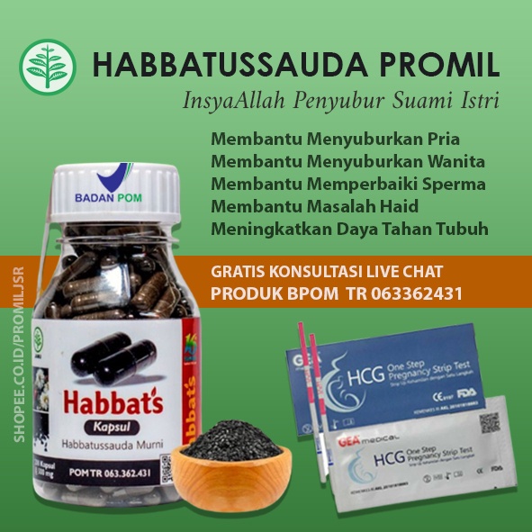 HABBATS Habatusauda Original Asli Promil Ampuh Cepat Hamil