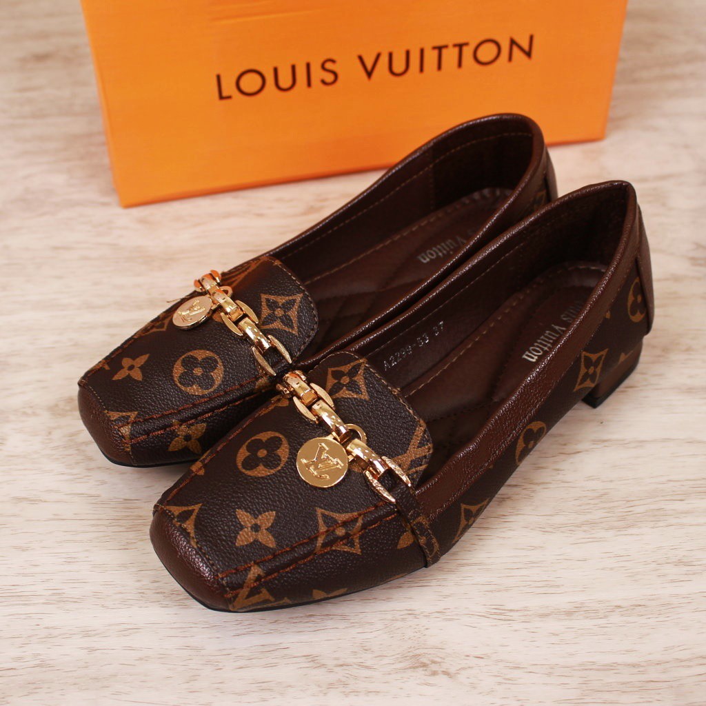 LV LOUIS VUITTON JADELYN #50630 / SEPATU HEELS WANITA BATAM