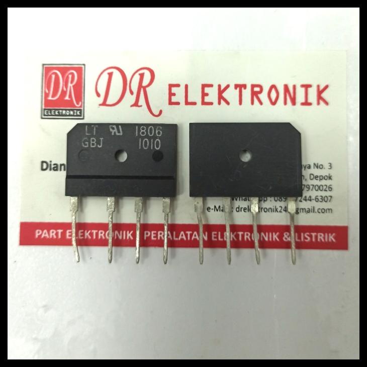 Dioda Bridge 10A 10 Kbj 1010 Ampere 1000V Jembatan Sisir 4 Kiprok Kode 855