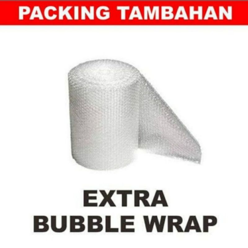 

extra bubble wrap untuk packing satu produk