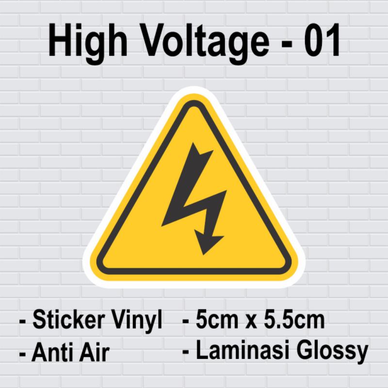 

Sticker High Voltage