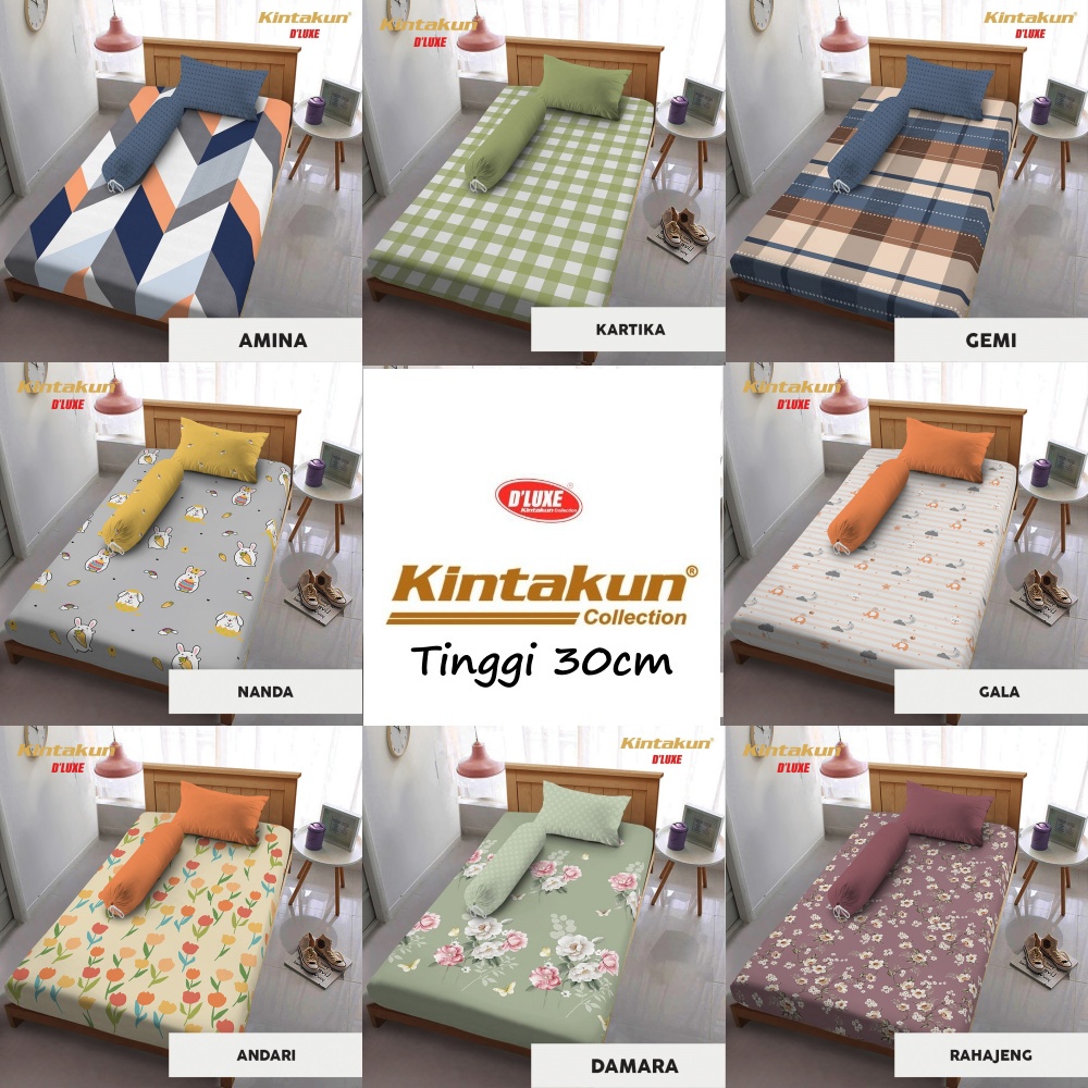 Kintakun Dluxe - Sprei Single T30 (120x200) tinggi 30 Terlaris pilihan