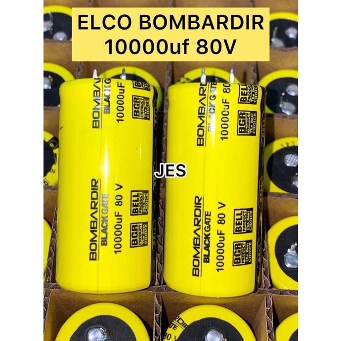 Capasitor Elco 10000Uf 80V Bombardir Bell-Bgr Termurah