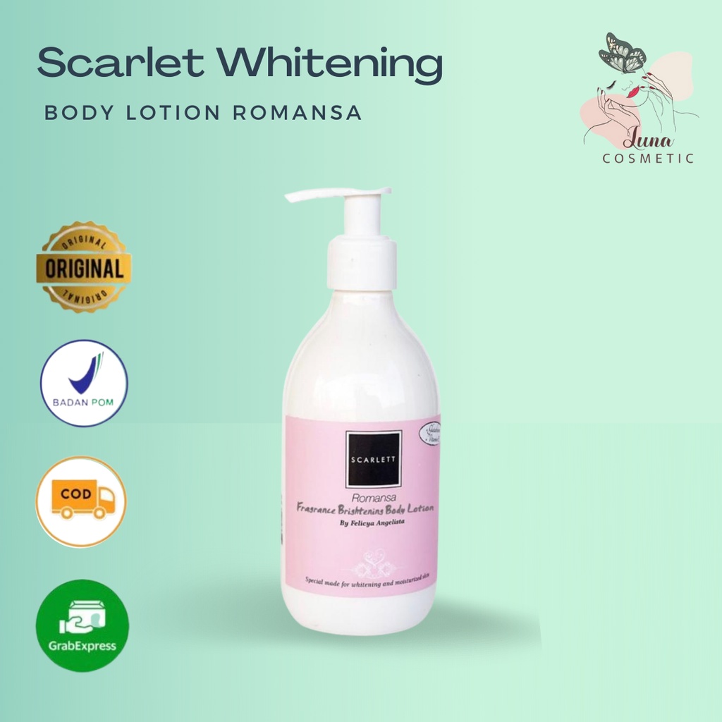 Scarlett Whitening Body Lotion Romansa SCARLET SCARLETT BY FELICYA ANGELISTA