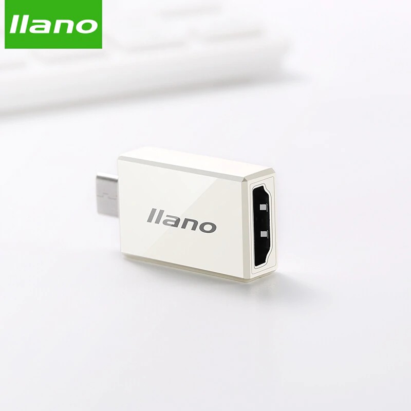 Bebas ongkir llano 4K USB C HDMI Adapter to HDMI Converter High Speed Cable for Samsung S8 LG G5