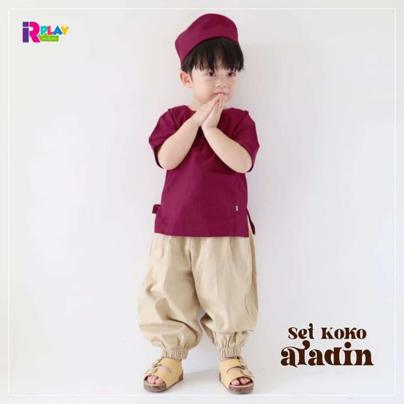 Set Koko Aladin by Irplay , setelan koko Anak