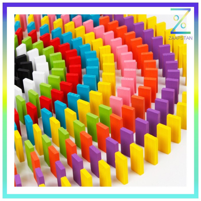 Balok Domino 120 PCS - ZMY-1 - Multi-Color