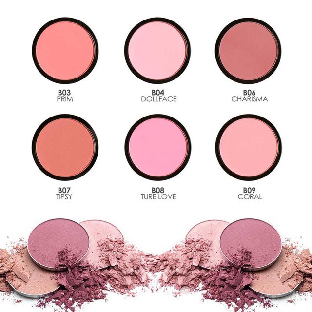 FOCALLURE 11 Colors Face Mineral Pigment Blusher Blush Powder BPOM FA-25 FA25 FA 25