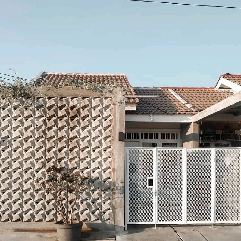 roster beton minimalis/loster Kincir bolong 2