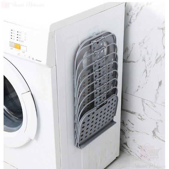 SURIA MAKASSAR | KERANJANG BAJU FLORA PLASTIK / LAUNDRY BAG LIPAT / TEMPAT BAJU KOTOR  / CLOTH BOX /