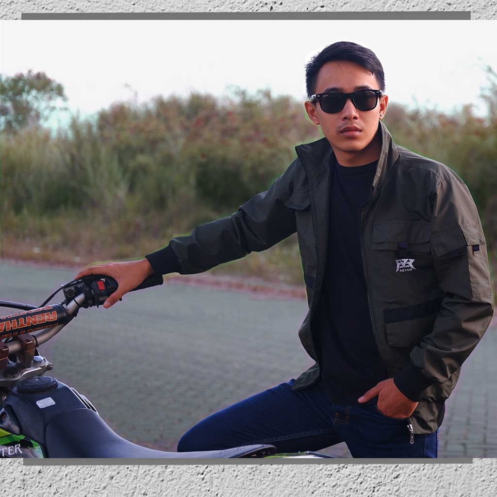 Revor JP Jaket Motor Windproof