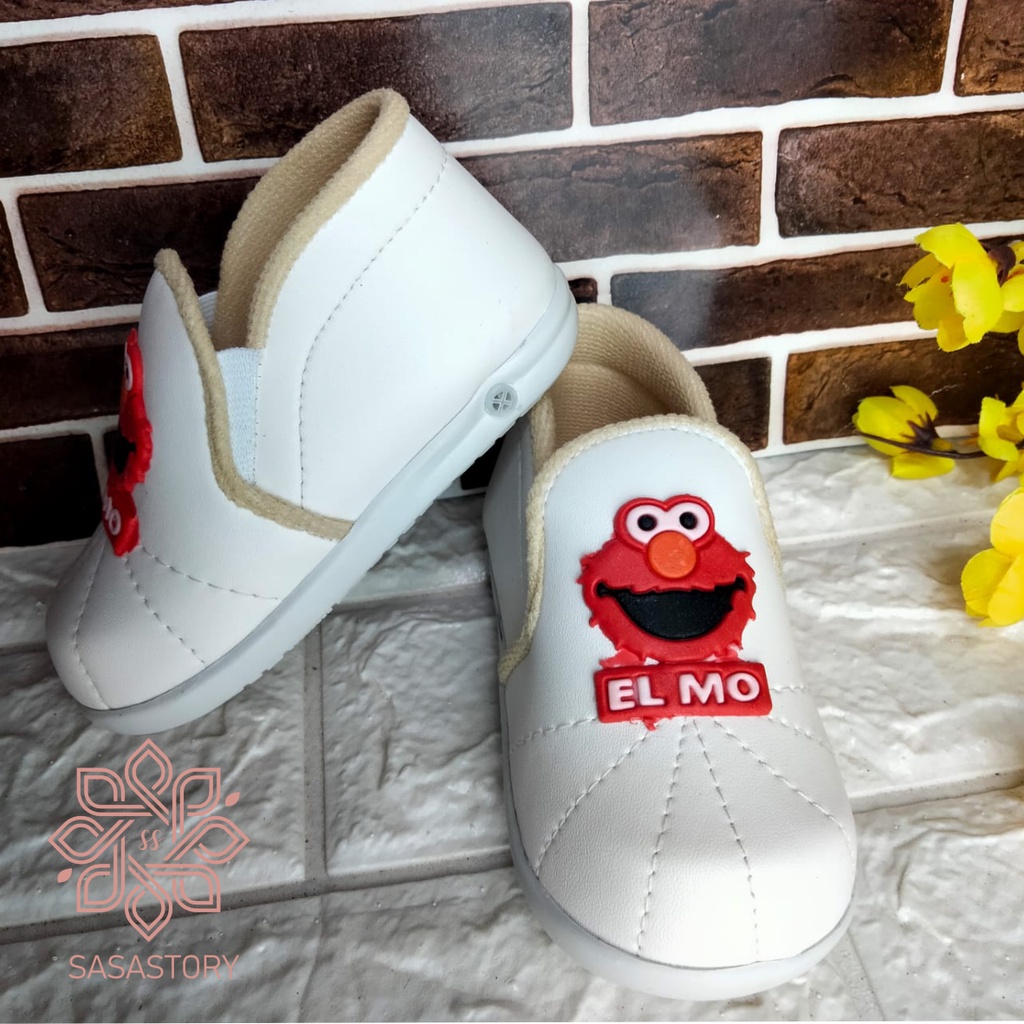 SEPATU ANAK SNEAKER ELMO BUNYI UNTUK USIA 1 2 TAHUN CA43