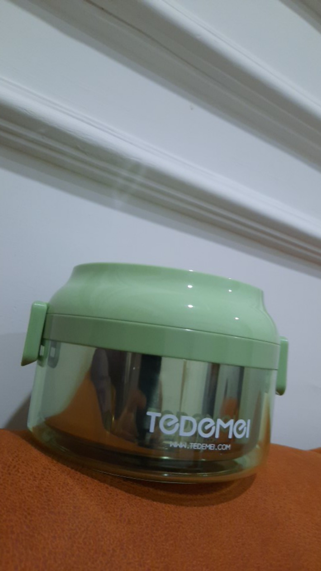 Tempat Makan Stainless Lunchbox Tedemei 6584 Pink Green Blue.