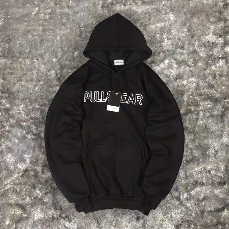 JAKET HOODIE PULL AND BEAR PRIA WANITA / COTTON FLEECE / COD