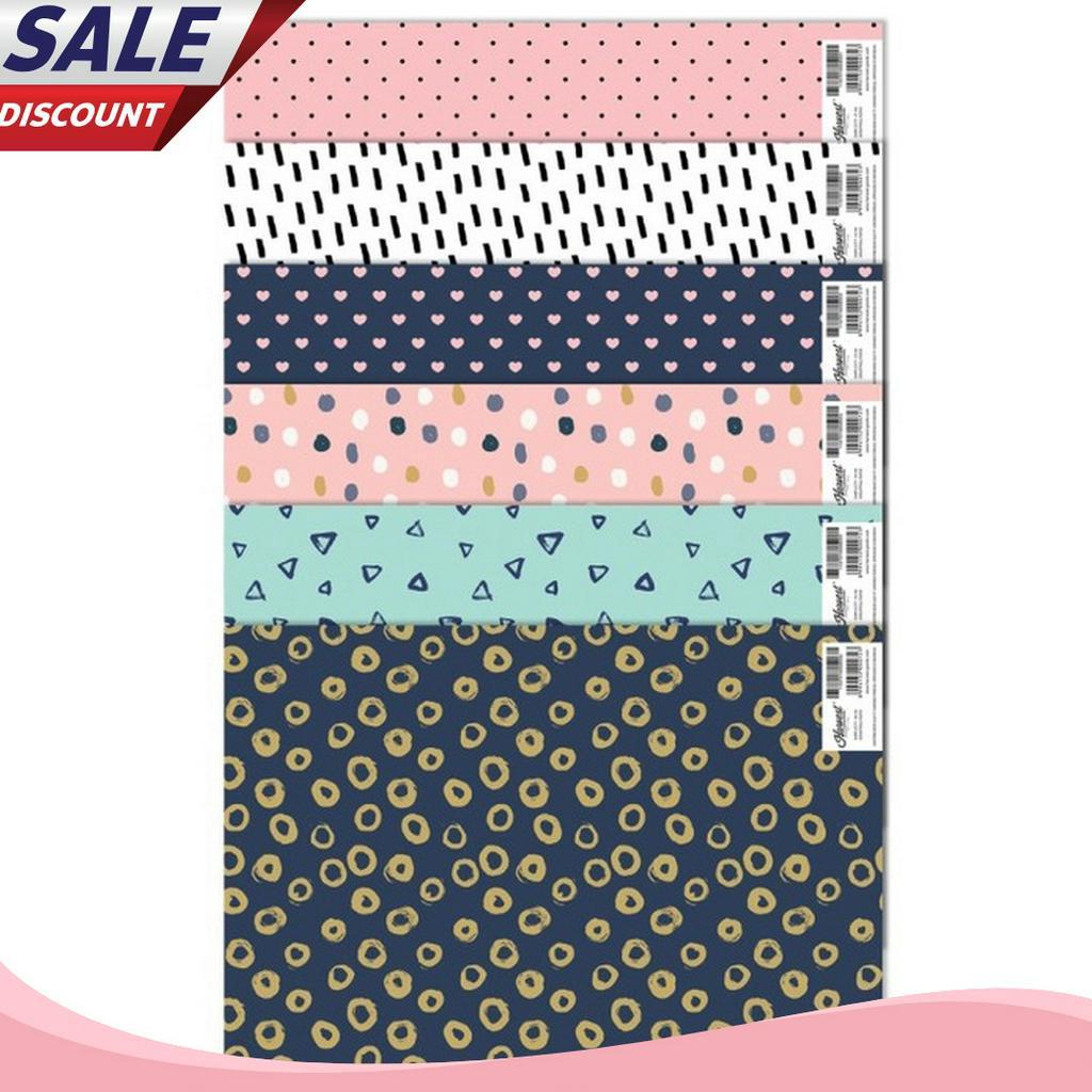 

NEW PRODUCT Paket isi 6 Kertas Kado Harvest Pattern Simplicity