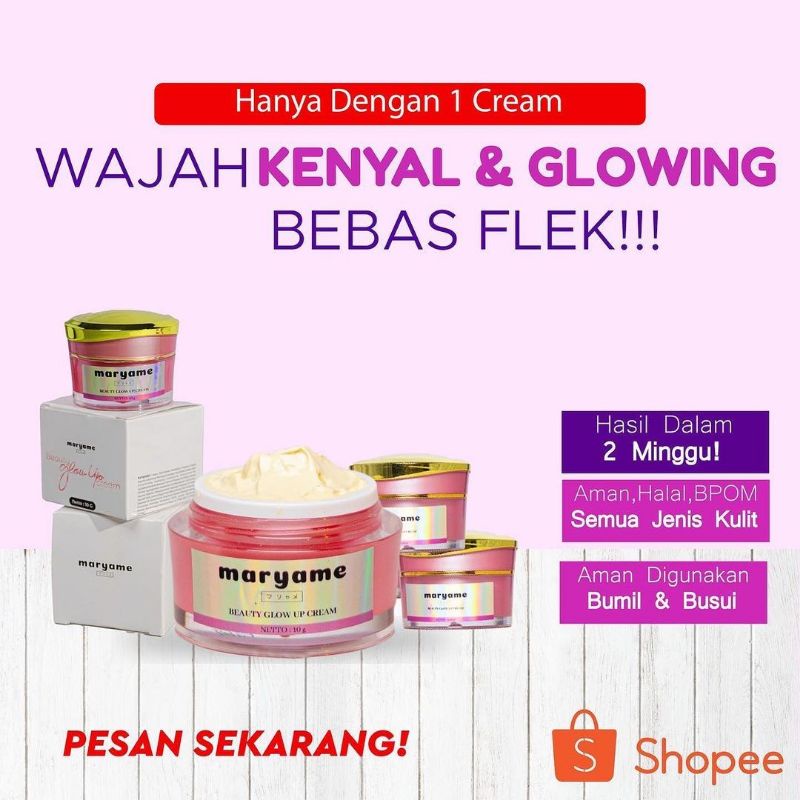 Maryame beautee maryame beauty cream ajaib siang malam all in one