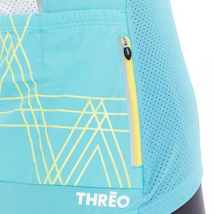 Jersey Sepeda - Threo Woman Cycling Jersey - Box Hill - S