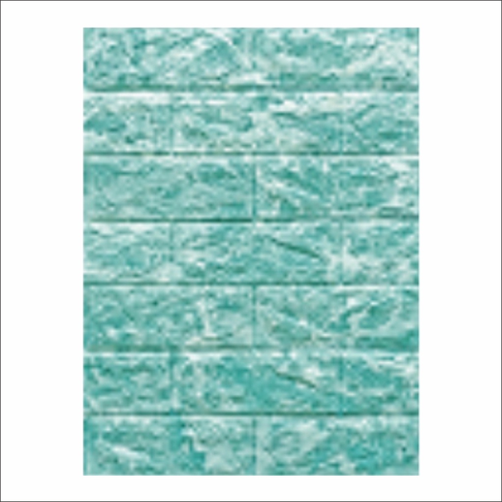 FAYES Wallpaper Dinding Foam 3D Kecil Motif Kayu & Bunga/ walpaper dinding Foam U96-BATUBATA GH09