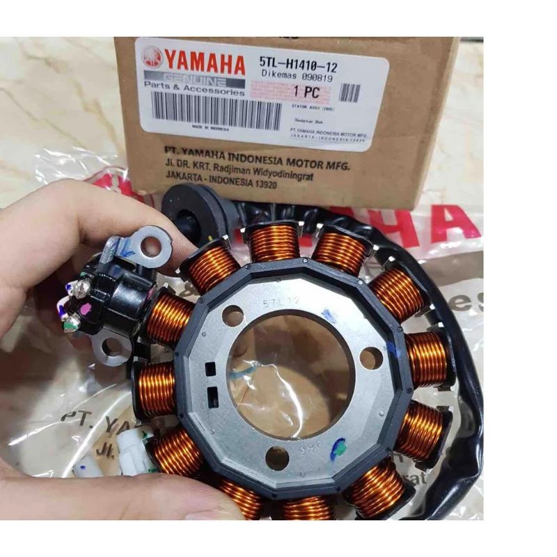 5TL-H1410-12 spul stator assy mio sporty smile asli ori Yamaha