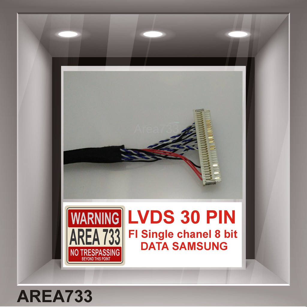 Kabel data LVDS 30pin FI Single channel data Samsung - LVDS universal board 30pin FI data Samsung