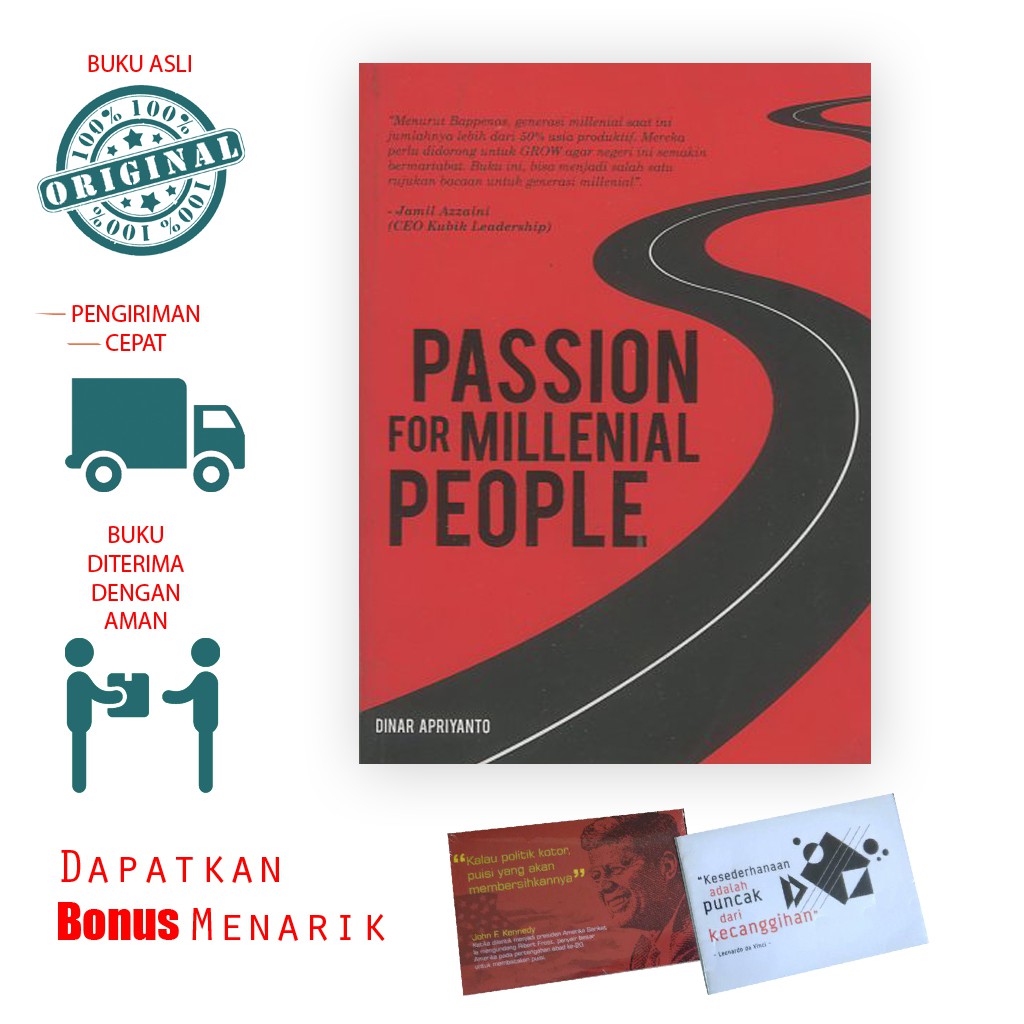 Buku Motivasi Psikologi - PASSION FOR MILLENIAL PEOPLE