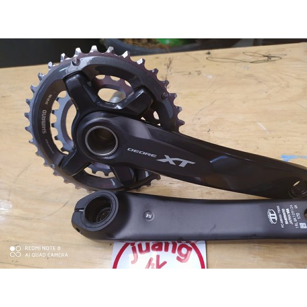 crank Shimano xt dual m8000 11 speed made in japan not slx deore xtr