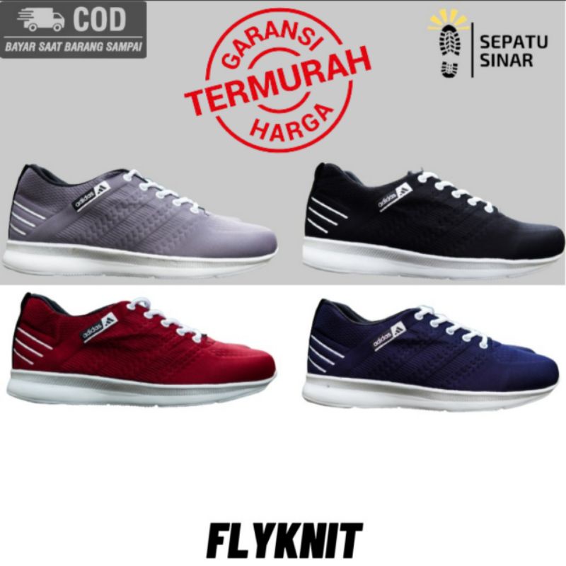 NEW Sepatu adidas murah / Terbaru sepatu sneaker pria / sepatu ranning pria / Adidas flyknit running