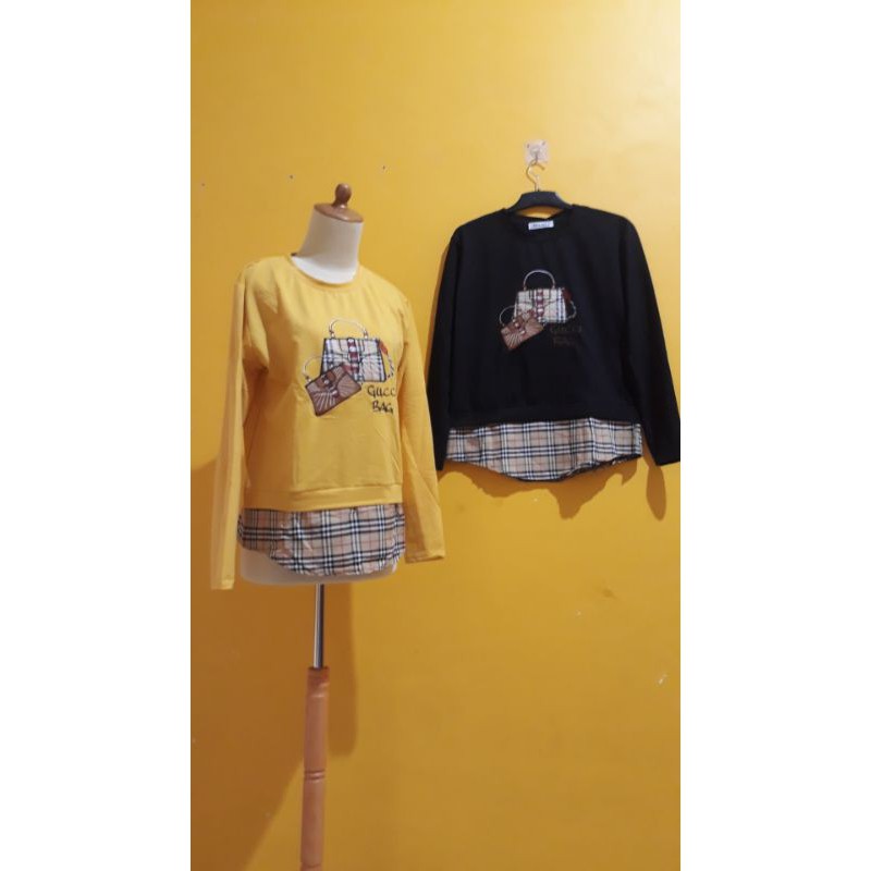 Atasan kaos import MOJO dan SWEET GIRL ld 110