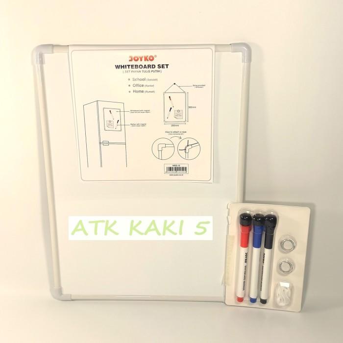 

Nov | Joyko Whiteboard Set Papan Tulis Putih Wbs-10 [ Set ]