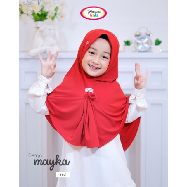 Bergo Mayka Yessana /Hijab Kids / Hijab Anak