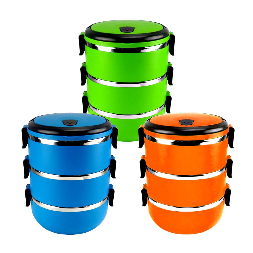 

Beau Lunch Box Stainless Steel Rantang 3 Susun - HH007