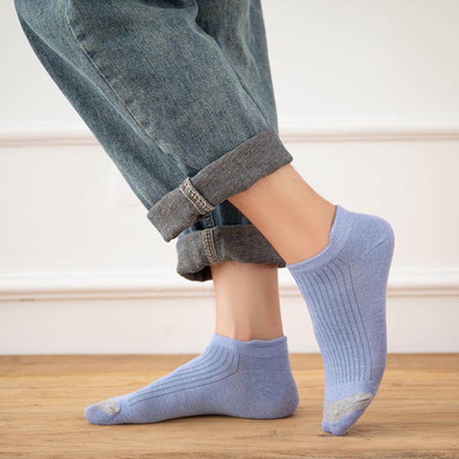 OVERFLOWS.ID ✿ KAOS KAKI MATA KAKI ANKLE SOCK REMAJA WANITA PENDEK STRIP ALA KOREA