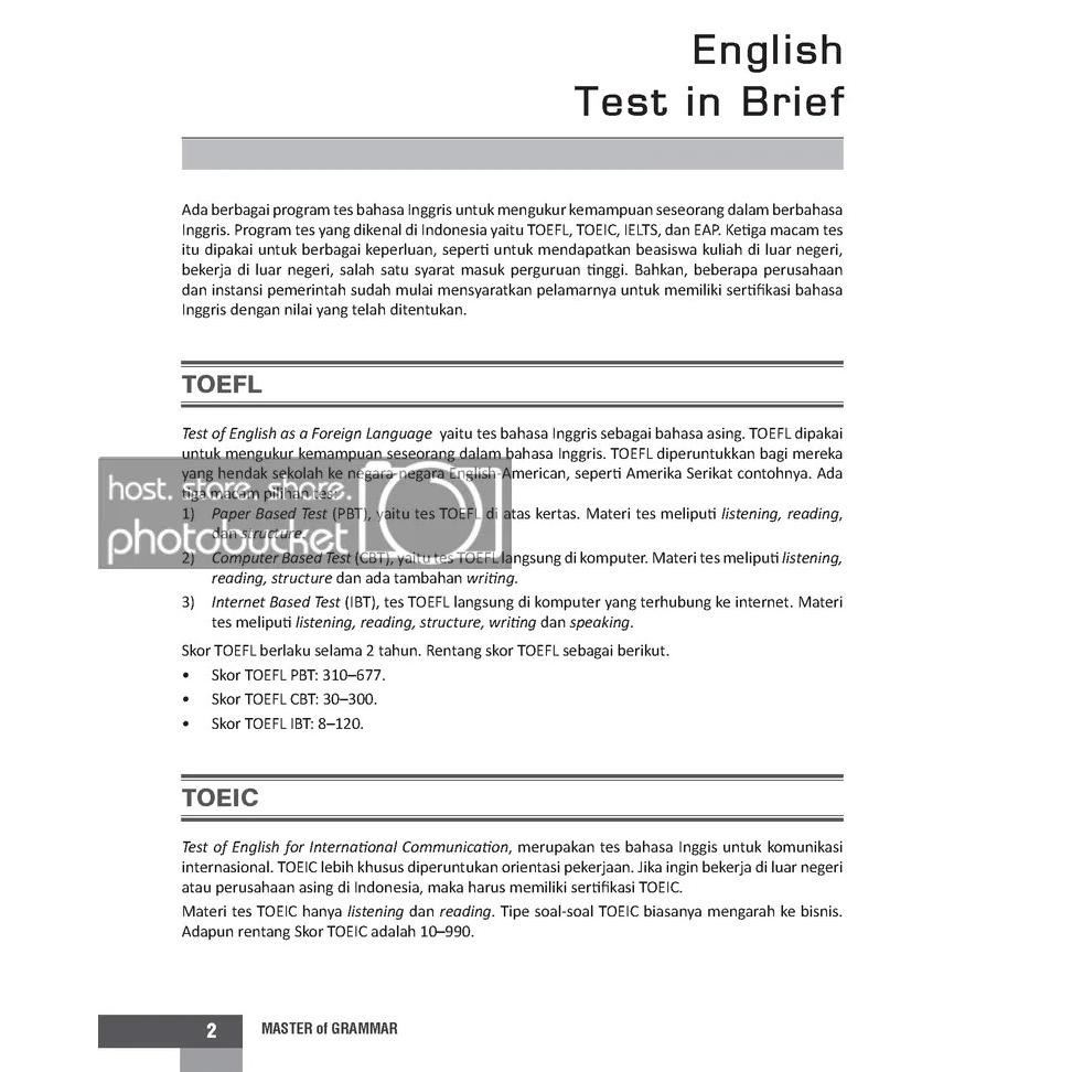 Soal Tes Toeic Dan Kunci Jawaban Guru Galeri