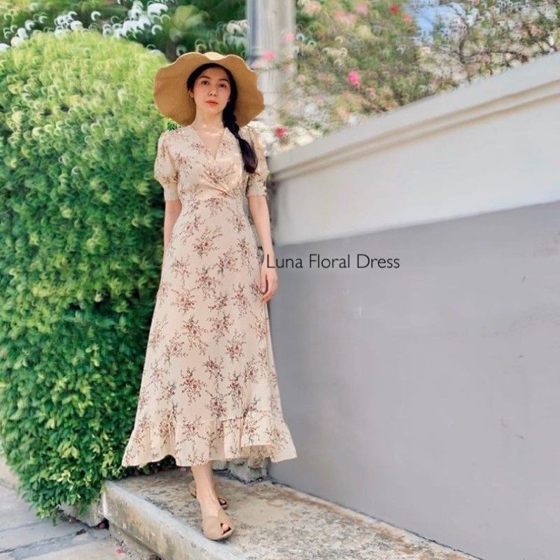 Dress Korea dress pantai