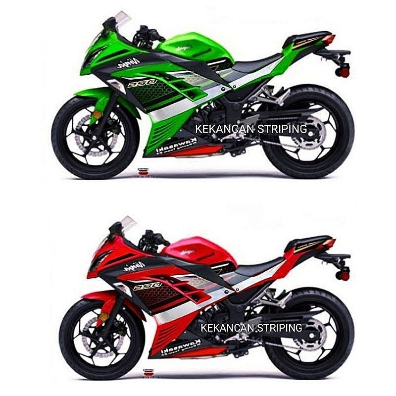 Jual Striping Ninja 250FI OLD custom Livery KRT 2020 (COD) | Shopee