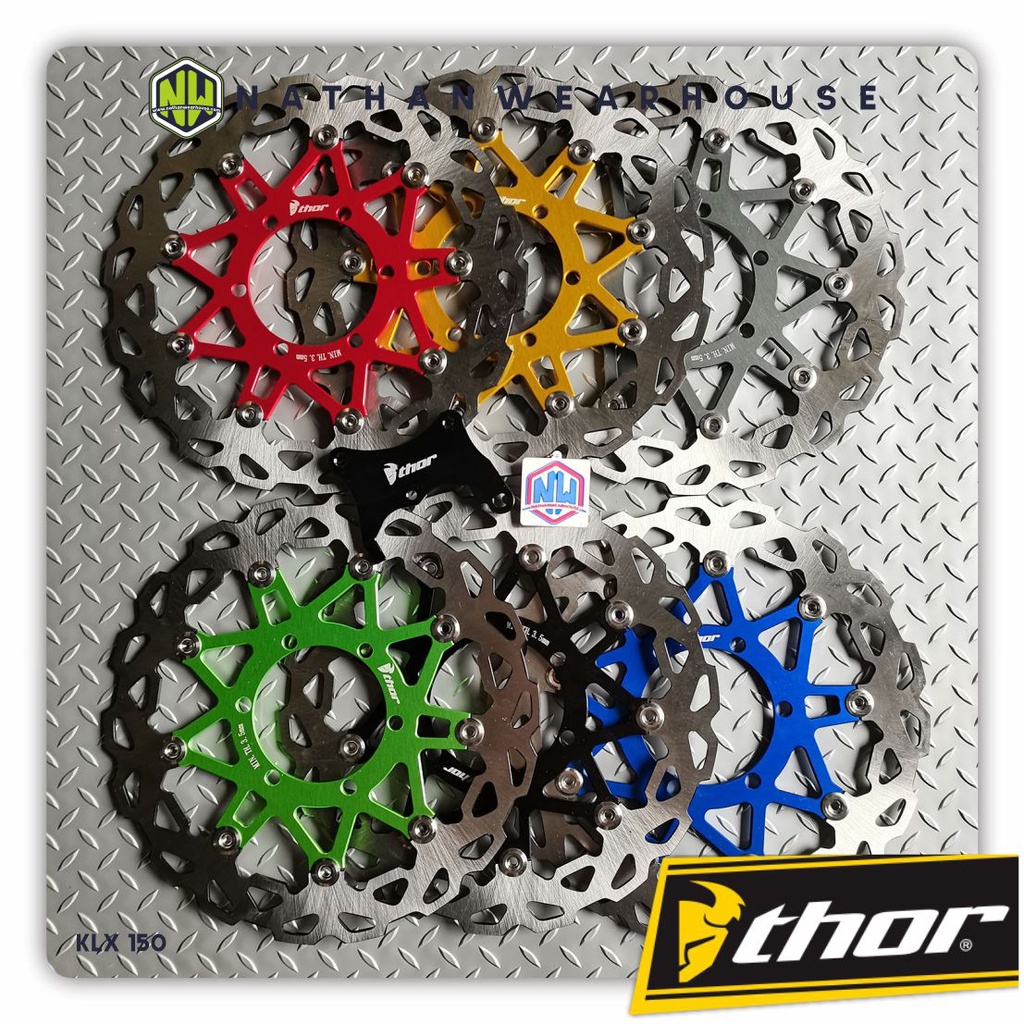 Discbrake Diskbrake Piringan Cakram Depan KLX 150 S L BF Dtracker CNC Floating 320mm Thor