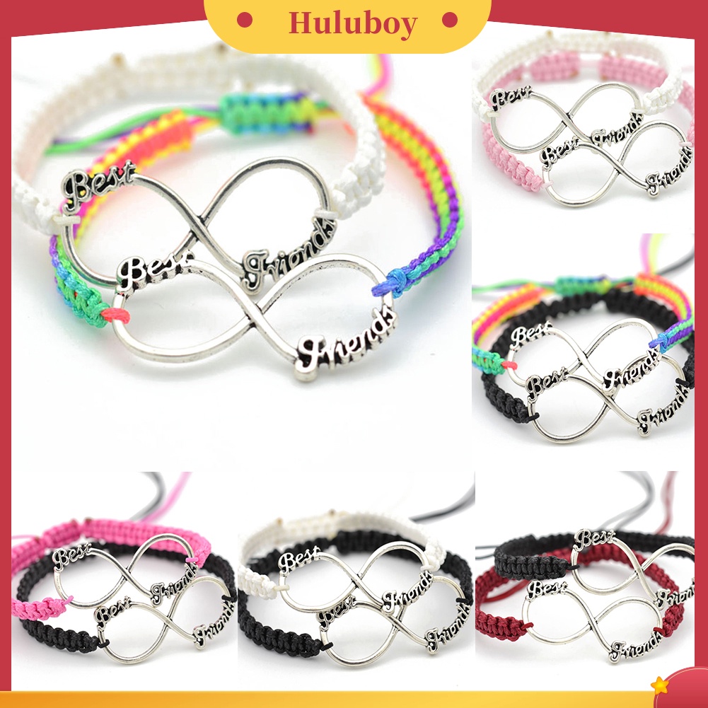 Hu Hu Hu Hu Hu Alat Bantu Pasang Kacamata♡ Handmade Gelang Tali Kepang Buatan Tangan Motif Print Tulisan Untuk Hadiah Persahabatan