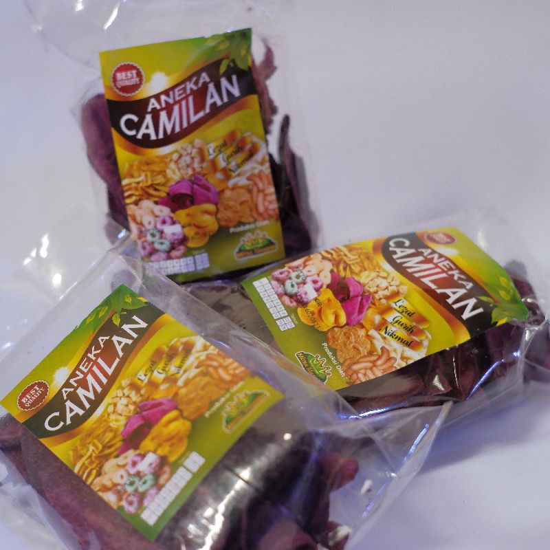 Keripik Ubi Ketela Ungu / Keripik Ubi Madu 100gr | jajan Snack sehat murah