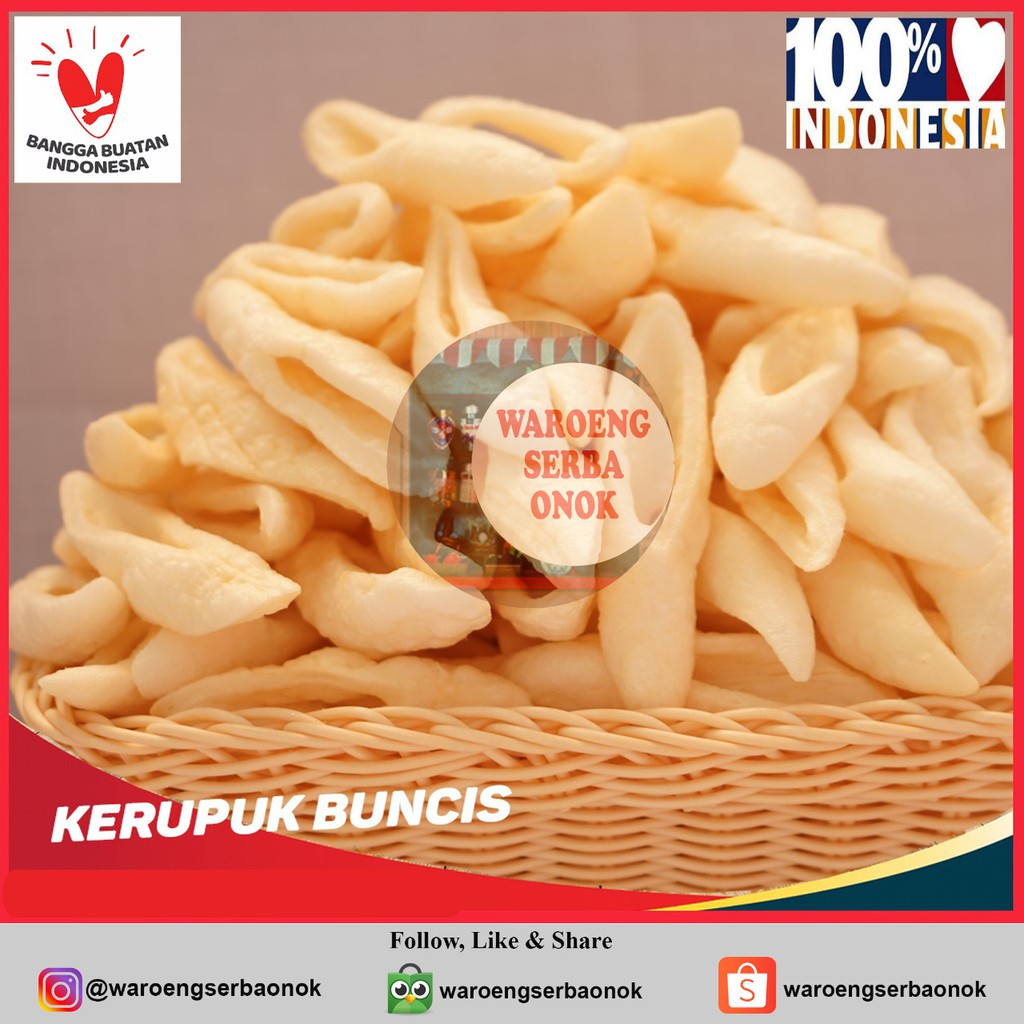 

Kerupuk Buncis Ikan Palembang 200GRAM