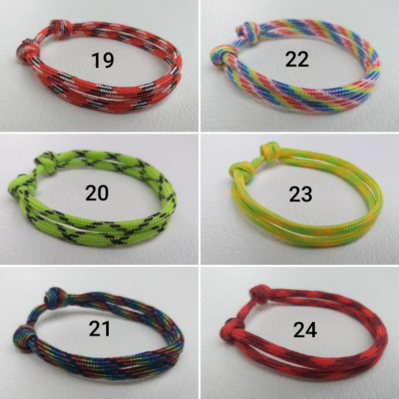 Gelang Paracord 550 4mm bukan prusik