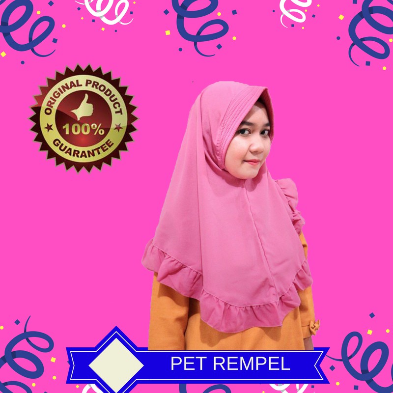 Segi Empat Syari / Jilbab Wolfis / Wolpeach / Segi Empat Syar'i / Segi Empat Jumbo Uk 150 X 150