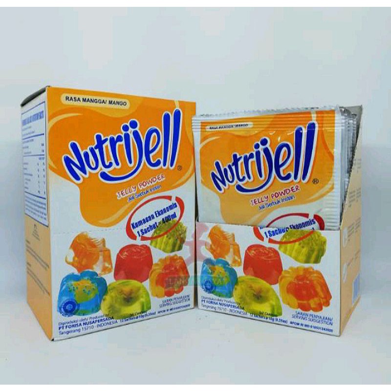 

Agar Agar Nutrijell Ekonomis Rasa Mangga Kemasan Sachet 10 gr
